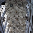 La b�veda de estilo g�tico tard�o que decora la nave central de La Catedral de Santa B�rbara