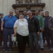 Turismo incentivo. Grupo de hombres empleados de Siemens de Buenos Aires, septiembre de 2016 delante de la iglesia donde se guarda el Ni�o Jes�s de Praga