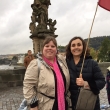 Con Patricia del grupo chileno en Praga el d�a 7 de octubre de 2015