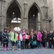 Grupo de más de 50 peruanos y andinos en Praga, noviembre de 2013