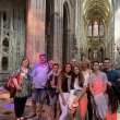 Ayer con una buena familia de la Comunidad Valenciana - en La Catedral de San Vito, Wenceslao y Adalberto en el Castillo de Paga, Agosto de 2019
