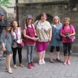 Con Elena y su grupo de amigos (mallorquines) muy buenos que se decidieron terminar su crucero fluvial por Danubio en Praga (que me encant�), julio 2015 en el Barrio Jud�o de Praga